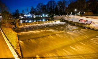 Am Bergertor wurde eie automatisierte Hochwasserwaranlage modernisiert. Doch der große Umbau steht noch an. - Ralf Bittner