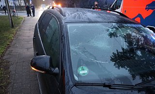 Der Sachschaden wird von den Polizeibeamten auf 3.500 Euro geschätzt. - Polizei Herford