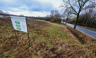Nördlich des Kusenwegs und westlich des Ostrings sollen 160 Wohneinheiten gebaut werden. Der Garten- und Landschaftsbaubetrieb soll bleiben. - Andreas Zobe