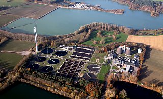 Die Paderborner Kläranlage befindet sich in Sande. - Stadtentwässerungsbetrieb Paderborn