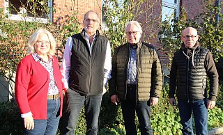 Die Grünen-Doppelspitze Christiane Brune-Wiemer (l.) und Siegfried Gutsche (r.) ist mit Andreas Eickmeier (FDP) und Klaus-Jürgen Bernotat (CDU) ein Bündnis eingegangen. - Frank Hartmann