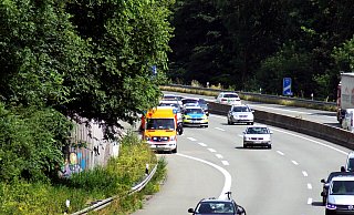 Auf der A30 in Bünde ist es zu einem kuriosen Unfall gekommen. - Symbolfoto: Niklas Krämer