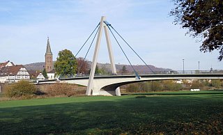 So soll die Weserbrücke nach der Sanierung aussehen. - Straßen NRW