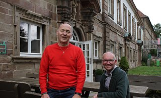Zukunft auf dem Land: Bernhard Eder und Stephan Kreye wollen älteren Mitbewohnerinnen und Mitbewohnern das Ehrenamt schmackhaft machen. - Dieter Scholz
