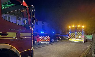 Feuerwehreinsatz in Bad Lippspringe. - Feuerwehr Bad Lippspringe