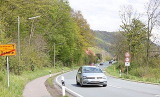 Ab dem Ortsausgang Dehme bis zum Drachenflieger-Landeplatz gibt es ab Ende Mai für acht Wochen eine Baustelle. - Nicole Sielermann