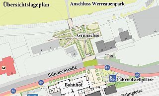 So sieht die Planung für den neuen Vorplatz und die Grünachse derzeit aus. - Jürgen Schultheiß