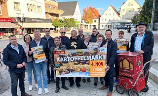 Stadt, Organisatoren und Beschicker stehen in den Startlöchern für den Bürener Kartoffelmarkt. - Stadt Büren