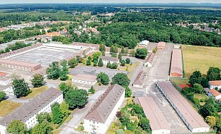 Die frühere Dempsey Kaserne wurde im November 2019 von den britischen Streitkräften geräumt. Der neue Bebauungsplan erstreckt sich über 14,9 Hektar. - Besim Mazhiqi