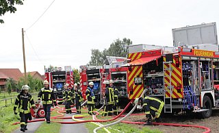 Die Freiwillige Feuerwehr Rietberg im Einsatz. - Stadt Rietberg