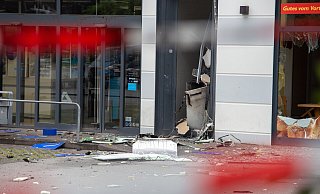 Im Juni wurde ein Geldautomat am Heidecenter gesprengt. Kurz danach traf es die Filiale in Borchen. - Niklas Tüns