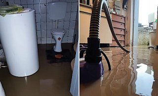 Die Folgen des Hochwassers sorgen noch für vollgelaufene Keller und laufende Pumpen. - Stadtentwässerungsbetrieb