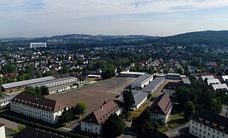 Auf diesem 7,5 Hektar großen Grundstück der einstigen Hammersmith-Kaserne soll ein neues Quartier entstehen. Der Vorentwurf ist abgesegnet. Jetzt geht es darum, einen Investor zu finden. - SEH