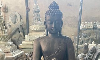 Dieser Buddha sollte eigentlich auf dem LGS-Gelände stehen - daraus wird aber nun nichts. - Stiftung Sowa Rigpa