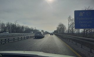 Wann die finalen Arbeiten an der Asphaltdecke der A33 bei Paderborn erfolgen, steht laut Autobahn Westfalen noch nicht fest. - Marc Schröder