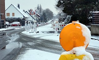 Dass der Schnee weggetaut ist, bis die Borriesstraße wieder freigegeben wird, dürfte jetzt als sicher gelten. - Gerald Dunkel