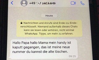 Wer eine solche Nachricht per Whatsapp bekommt, sollte hellhörig werden und den Absender gleich blockieren. - Privat