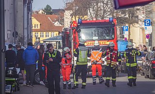 Großeinsatz der Feuerwehr im Bielefelder Westen. - Paul Brinkmann