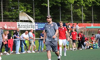 Auf dem Bild zu sehen: rot FC RW Kirchlengern: Daniel Halfar TuS Dornberg, FC RW Kirchlengern, Landesliga, Saison 22/23, Kirchlengern, Deutschland - N.Gessat