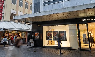 In der ehemaligen Hallhuber-Filiale ist das Outlet von Gerry Weber eingezogen - aber nur für kurze Zeit. - Oliver Krato