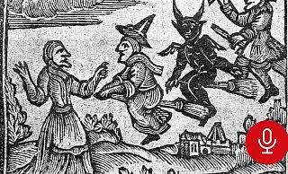 Hexen standen im Verdacht, mit dem Teufel in Kontakt zu stehen - wie auch in diesem historischen Holzschnitt zu erkennen ist. - Alexandra Golfinger