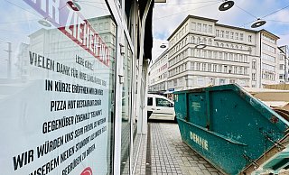 Pizza Hut am Jahnplatz in Bielefeld räumt sein Restaurant. - Stefan Becker