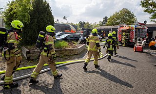 60 Feuerwehrleute wurden alarmiert. - Niklas Tüns