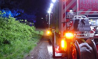 In Paderborn-Sennelager wurde ein Brand gemeldet. - Feuerwehr Paderborn