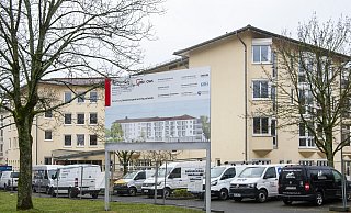 Die Kernsanierung des AWO Seniorenzentrums in Baumheide könnte Ende des Jahres abgeschlossen sein. - Joerg Dieckmann