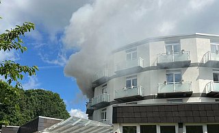 Flammen schlugen aus den Fenstern. - Freiwillige Feuerwehr Porta Westfalica