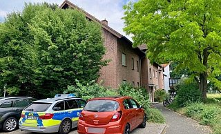 In einer Erdgeschosswohnung dieses Hauses in der Krakostraße hatte sich  das Verbrechen ereignet. - Ralph Meyer