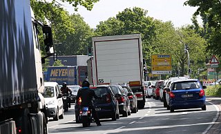 Die jetzt erhobenen Daten für die Bundesstraßen 239 und 61 fließen auch in die seit Jahren geplante Umgestaltung des sogenannten Nordrings inklusive Mc-Donalds-Kreuzung (Bünder Straße/Umgehungsstraße). - Peter Steinert