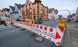 Die Komplettsperrung der Jöllenbecker Straße bedeutet aktuell erhebliche Einschränkungen für den Stadtverkehr. - Andreas Zobe