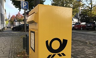 Auch in diesen Briefkasten in der Bürener Burgstraße eingeworfene Postsendungen kamen zum Teil nicht bei den Empfängern an. - Karl Finke