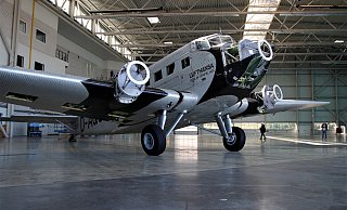 Die Tante Ju steht derzeit noch am Flughafen Paderborn/Lippstadt. Das wohl bekannteste Lufthansa-Flugzeug wird vom Quax-Verein hergerichtet. Spätestens 2026 ist es dann in Frankfurt zu sehen. - Meiko Haselhorst