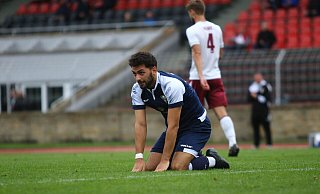 Ärgerlich: Der eine Treffer von Batuhan Kaymak reichte dem SC Herford nicht, um in Delbrück zu punkten. - Yvonne Gottschlich