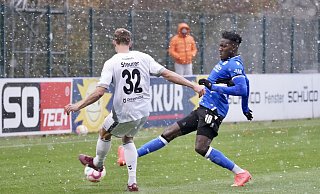 DSC-Profi Bryan Lasme trifft dreifach für die Arminia. - Peter Unger
