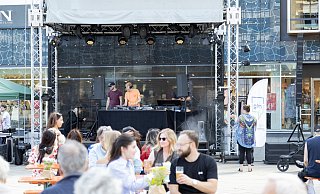Beim Event von Gütersloh Marketing in der Innenstadt hatten unter anderem auch DJs aufgelegt. - Lena Descher