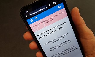 "Die Veranstaltung ist ausgebucht" war nach wenigen Minuten im SCP-Shop zu lesen. - Birger Berbüsse