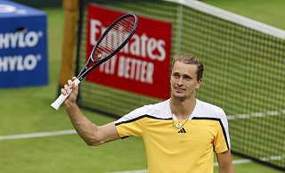 Alexander Zverev setzte sich mit einiger Mühe im deutschen Duell mit Oscar Otte durch. - IMAGO/Steinbrenner