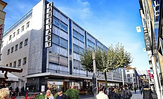Die Galeria-Filiale in Bielefeld gilt als gefährdet. - Archiv: Barbara Franke