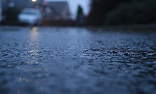 In Bünde waren die Straßen von einer dicken Eisschicht überzogen. - Katharina Eisele