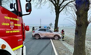 Der VW kam auf der Fürstenberger Straße von der Fahrbahn ab. - Ralph Meyer