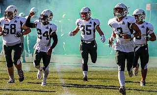 Die Footballer der Bielefeld Bulldogs freuen sich auf den Start in Köln. - André Zarnke