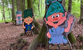 Die Figuren am Märchenwunderwald werden mit viel Liebe in Handarbeit von den Ehrenamtlern hergestellt. - Katharina Eisele