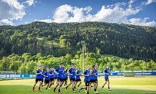Im italienischen Pustertal bereiteten sich die Profis von Arminia Bielefeld bereits im vergangenen Sommer auf die Drittligasaison vor. - Sarah Jonek