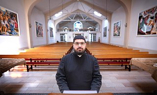 Raphael Gök kommt aus Augsburg und pendelt derzeit zwischen Gütersloh und dem Kloster in Warburg. Seit dem 1. Juli wohnt er offziell in Gütersloh. - Andreas Frücht