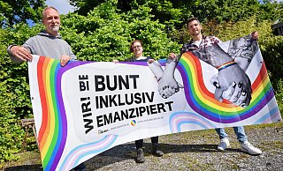 Bert-Ulf Prellwitz, Nele Bürmann und Sascha Ohnesorge (v.l.) - Barbara Franke