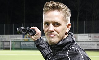 Oliver Cylkowski peilt das Tor schon einmal ganz genau an. Seinen Treffer aus dem Hinspiel würde er gerne wiederholen. - Gregor Winkler