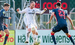 Ein sehr vielseitig einsetzbarer Spieler: Patrick Kurzen agiert beim SV Rödinghausen auf der rechten Seite mal defensiver, mal offensiver. - Joel Beinke